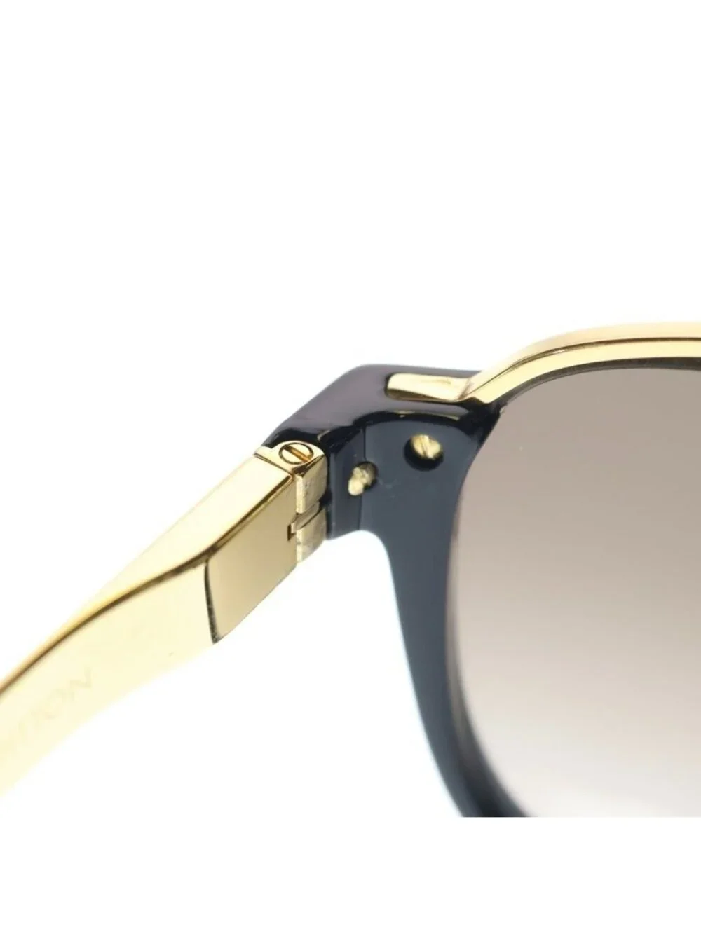 Louis Vuitton Sunglasses Mascot Eyewear Black Gold